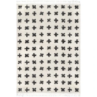 NuLOOM Fatima Cross Cozy Shag Tassel Area Rug - Image 13