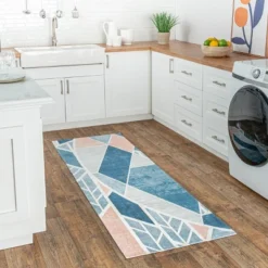 NuLOOM Juli Mosaic Geometric Machine Washable Area Rug