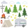 Camping Peel And Stick Wall Decal - RoomMates