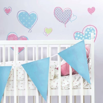 Hearts Peel And Stick Wall Decal - RoomMates - Image 3