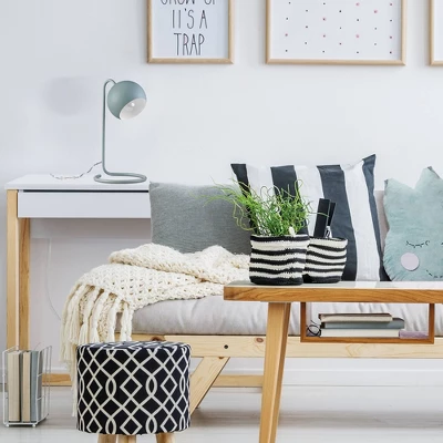 15" Novogratz X Globe Richmond Desk Lamp Teal - Globe Electric - Image 3