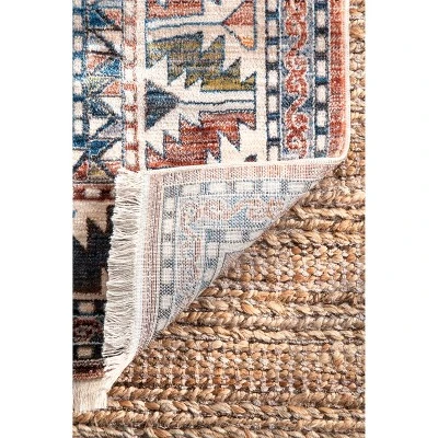 NuLOOM Vintage Kathryn Aztec Tassel Area Rug - Image 5