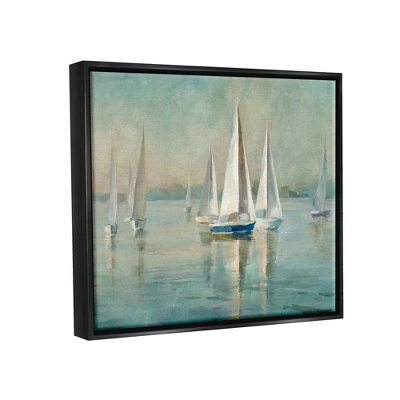 Stupell Industries Traditional Sailboats Water Lake Relaxed Nautical Painting - Image 2