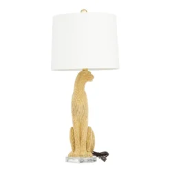 Set Of 2 Glam Polystone Table Lamp - Olivia & May