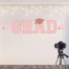 Big Dot Of Happiness Rose Gold Graduation Party Decor - Vinyl Wall Decals - Grad