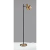 56.5" Clayton Floor Lamp Matte Black - Adesso