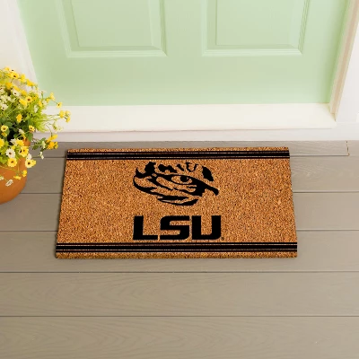 Evergreen Louisiana State University Logo Turf Mat, Brown- 28 X 16 Inches Indoor Outdoor Doormat - Image 4