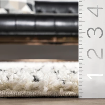 NuLOOM Bria Moroccan Diamond Tassel Area Rug - Image 2