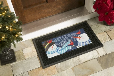 Evergreen Indoor Outdoor Doormat Bundle Set Of 5 - Frame And 4 Welcome Seasonal Inserts Spring Summer Fall And Winter - Image 4