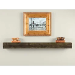 Mantels Direct Wallace Floating Wood Fireplace Mantel Shelf