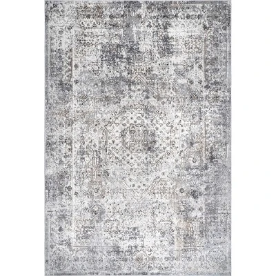 NuLOOM Lola Distressed Medallion Area Rug - Image 10