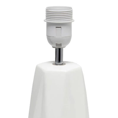 Ceramic Prism Table Lamp Off-White - Simple Designs - Image 5