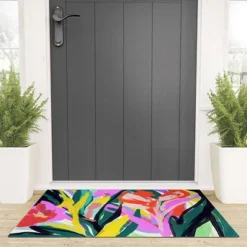 Gabriela Fuente Amazon Large Looped Vinyl Welcome Mat - Society6