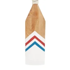 Wood Paddle Novelty Canoe Oar Wall Decor With Arrow Design And Rope Detail - Olivia & May