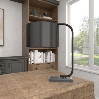 Traditional Metal Table Lamp Black - Olivia & May - Image 6