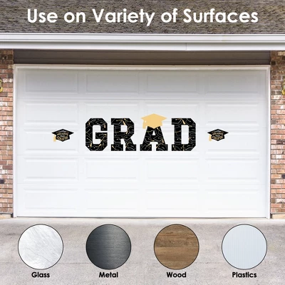 Big Dot Of Happiness Hello College - Graduation Party Decor - Vinyl Wall Decals - Grad - Image 2