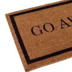 BirdRock Home Go Away Coir Doormat - 18 X 30"