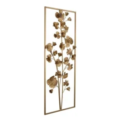 Ashlyn Iron Tree Wall Decor Gold - A&B Home