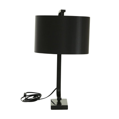 Traditional Metal Table Lamp Black - Olivia & May - Image 2