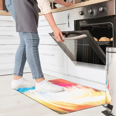 World Rug Gallery Contemporary Waves Anti-Fatigue Standing Mat - Image 10